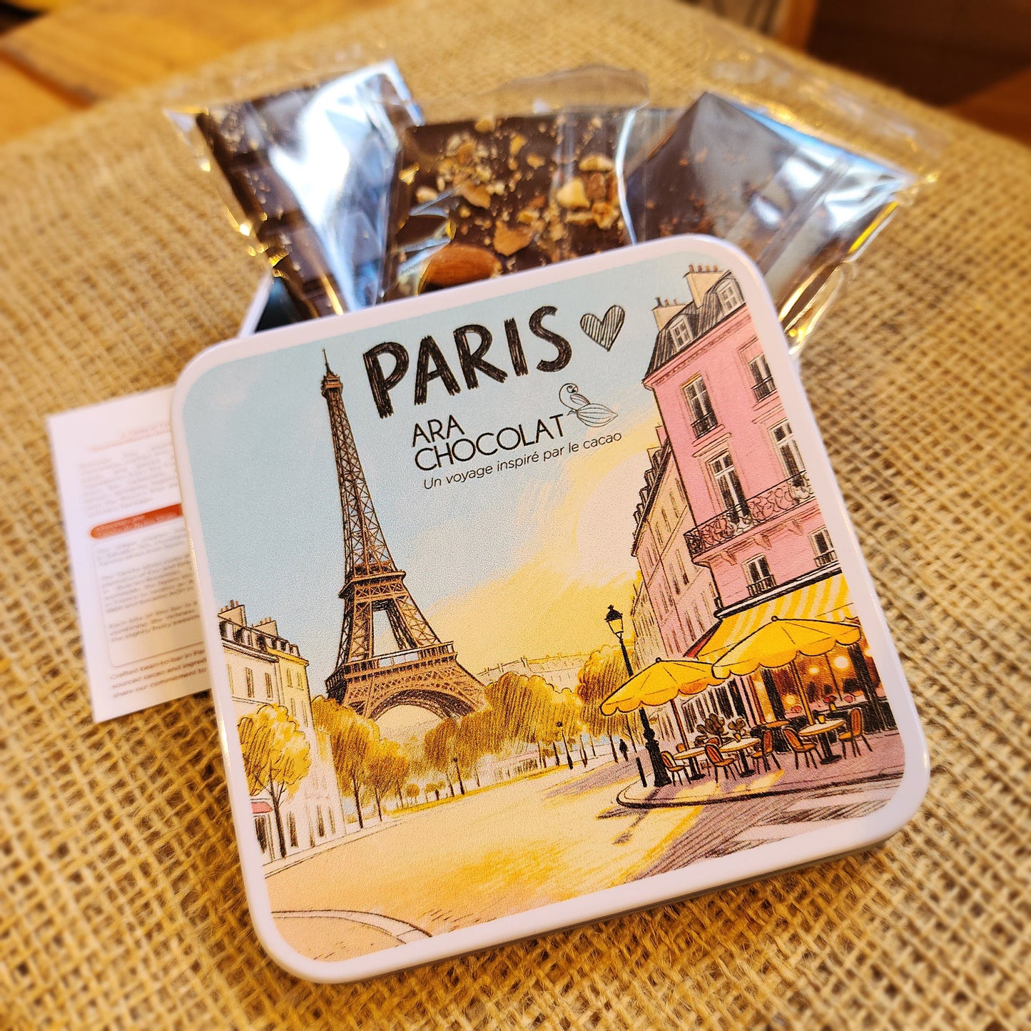 Ara Chocolat Paris Tin Chocolate Sampler