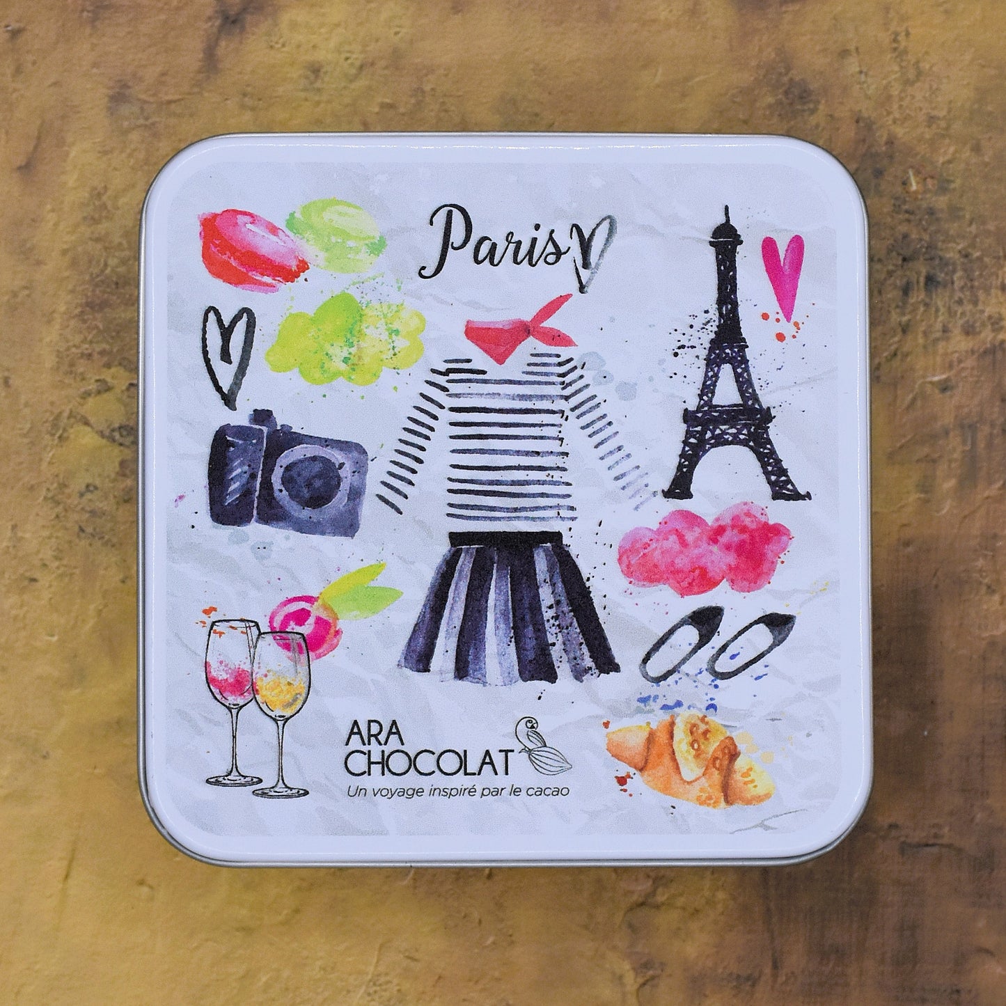 Ara Chocolat Parisian Chocolate Sampler in Gift Tin