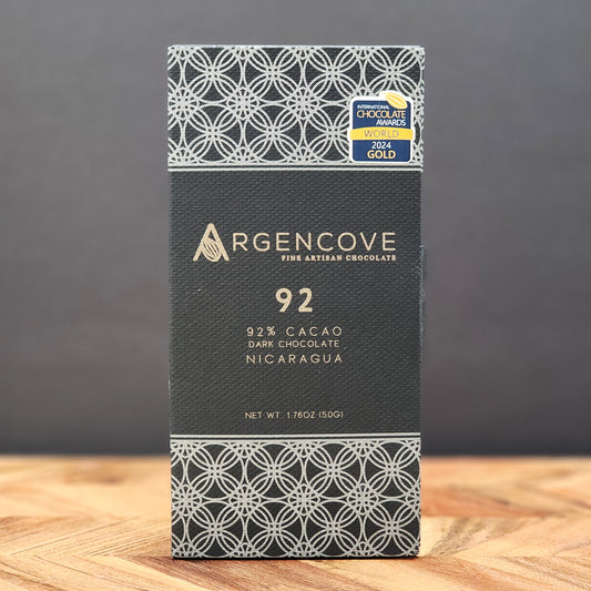 Argencove 92% Nicaragua Dark Chocolate Bar