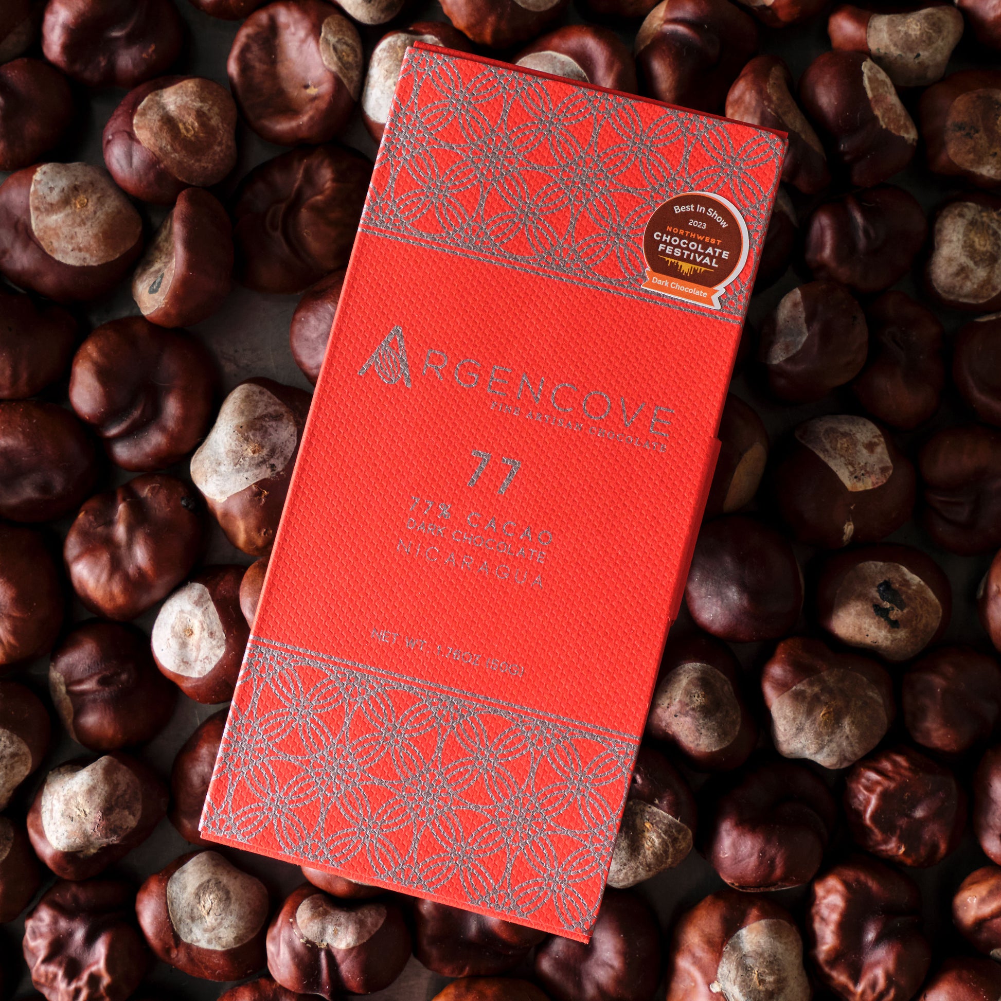 Argencove Nicaragua 77% Dark Chocolate Bar
