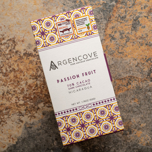 Argencove Passion Fruit Dark Chocolate Bar
