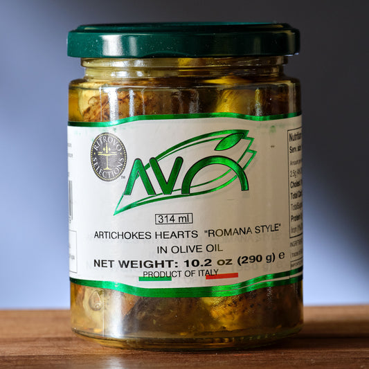 Artichoke Hearts Romana Style in Olive Oil