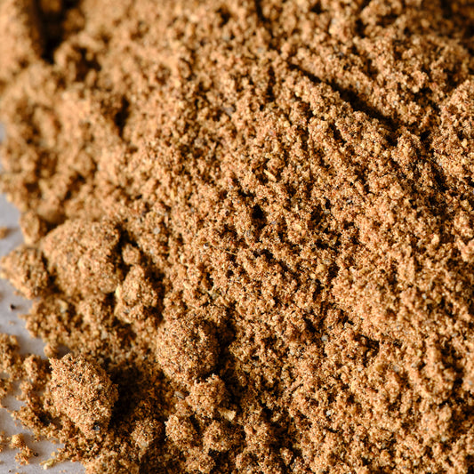 Baharat Spice Blend Package ingredients detail macro