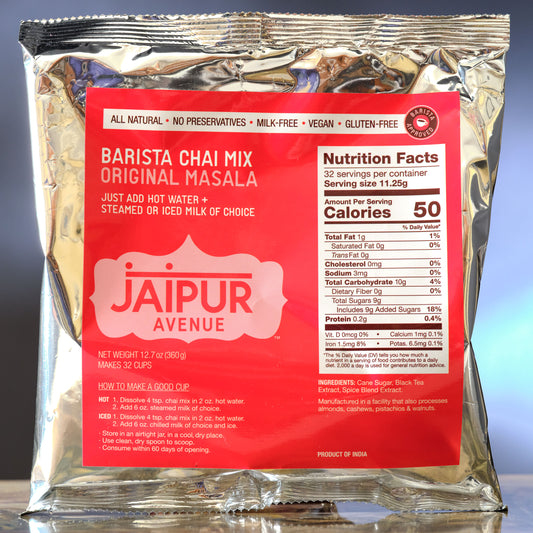 Barista Pack Original Masala Chai Jaipur Avenue VEGAN Milk Free GF