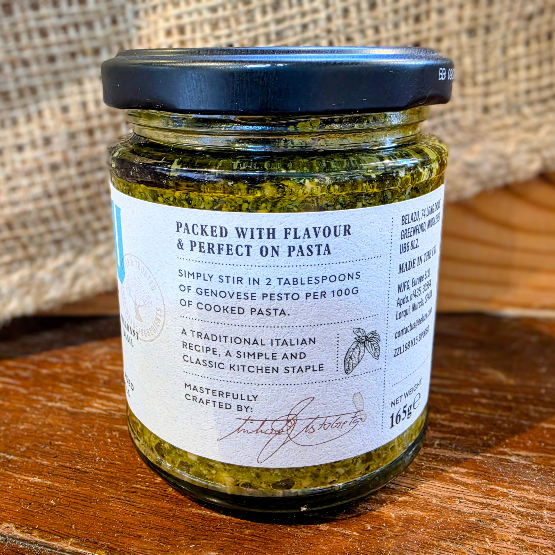 Belazu Genovese Basil Pesto