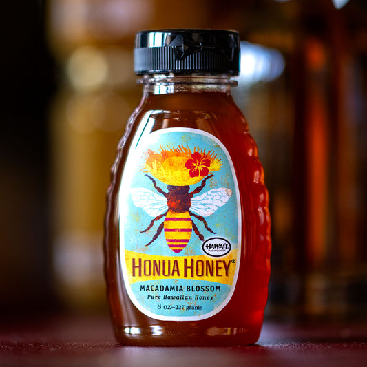 Big Island Bees Honua Macadamia Blossom Honey - Squeeze Bottle