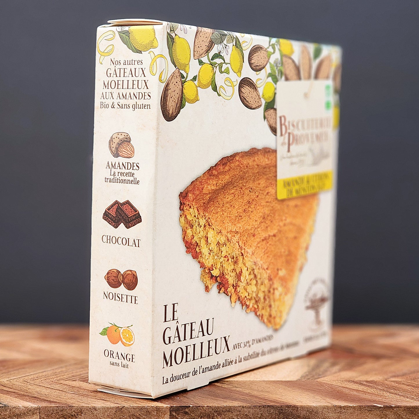 Biscuiterie de Provence Organic Citron Almond Cake - Gluten Free