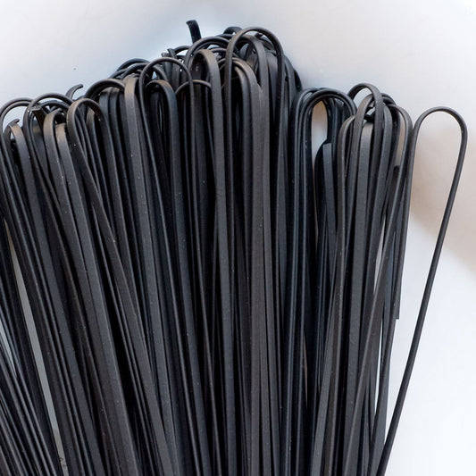 Linguine with Squid Ink Morelli Wheat Germ Pasta