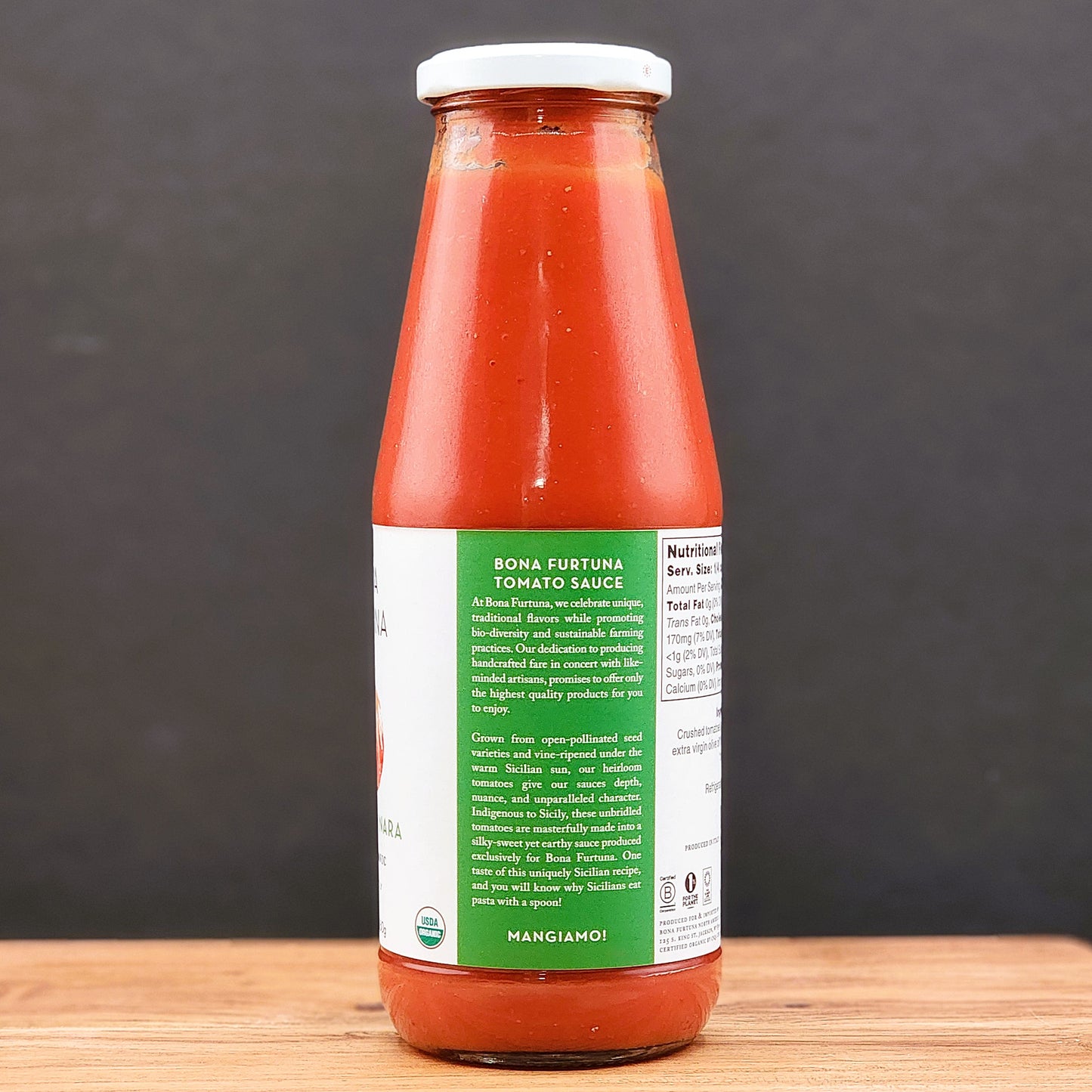 Bona Furtuna Organic Marinara Sauce with Basil