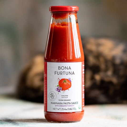Bona Furtuna Organic Marinara Sauce with Oregano Flowers