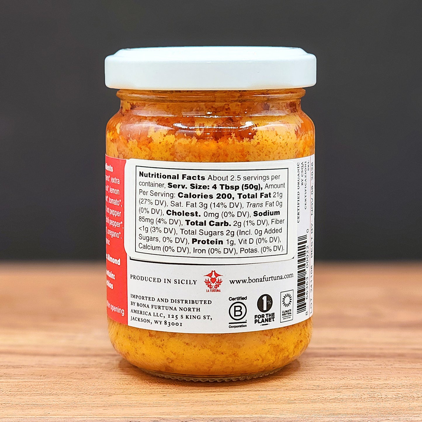 Bona Furtuna Sweet Pepper Pesto