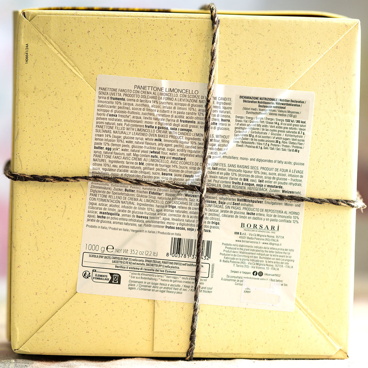 Borsari Panettone Crema Limoncello