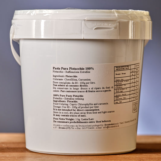 Bronte Dolci Pure Pistachio Paste - 1 kilo