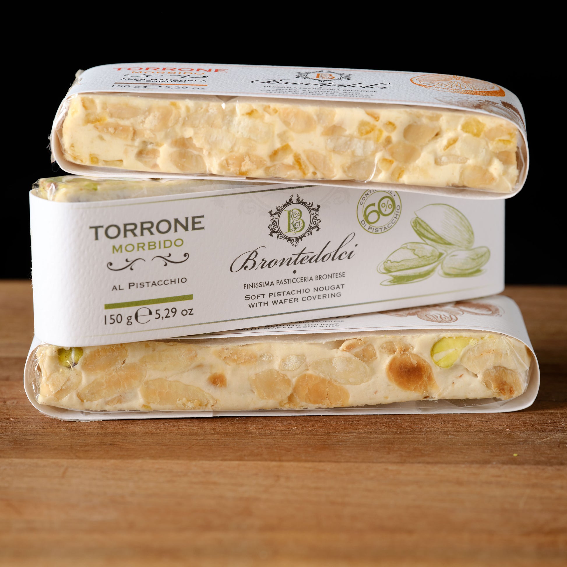 Brontedolci Torrone Morbido al Pistacchio - Soft Pistachio Nougat