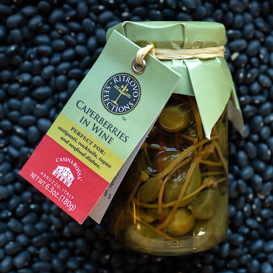 Caperberries in Prosecco