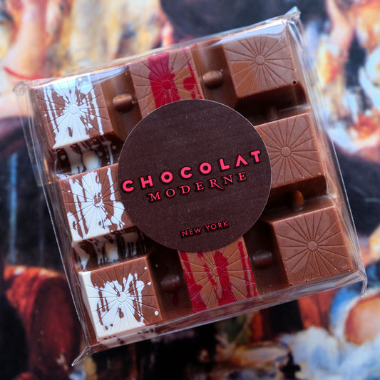 Chocolat Moderne Crunchy Almond Milk Chocolate Avant-Guarde Bar