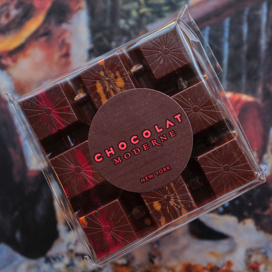 Chocolat Moderne Maple Magic Syrup Sea Salt Caramel Dark Chocolate Bar