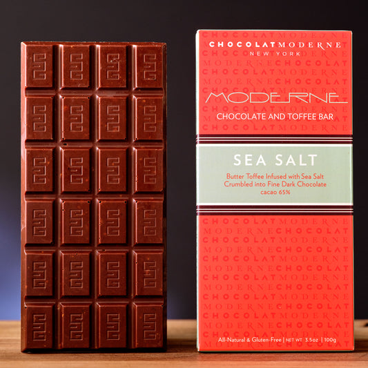 Chocolat Moderne Sea Salt Chocolate and Toffee Bar