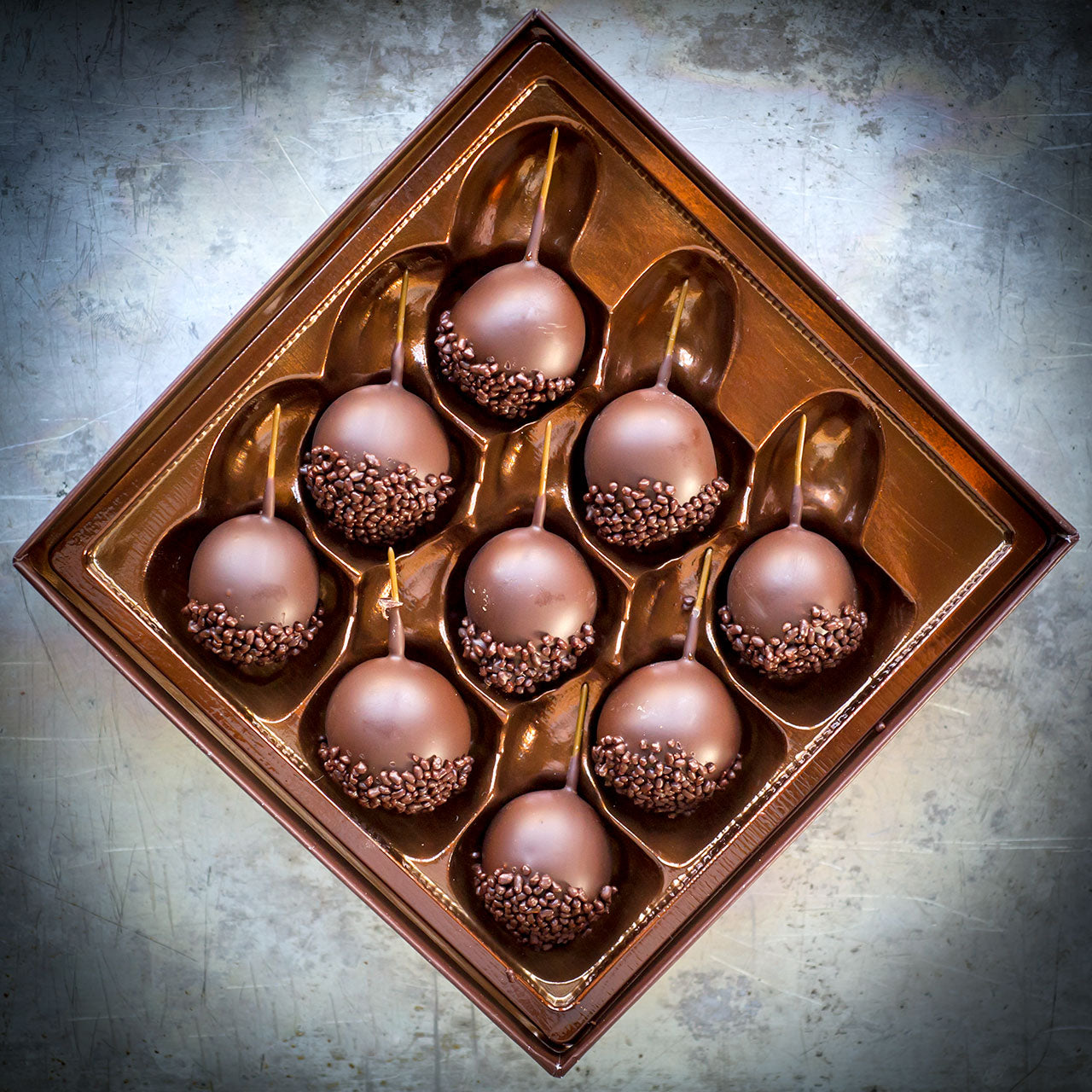 Chocolate Covered Cherries w Armagnac - Mademoiselle de Margaux - 9 piece