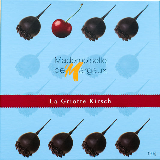Chocolate Covered Cherries with Kirsch - Mdm' de Margaux - 16 piece box