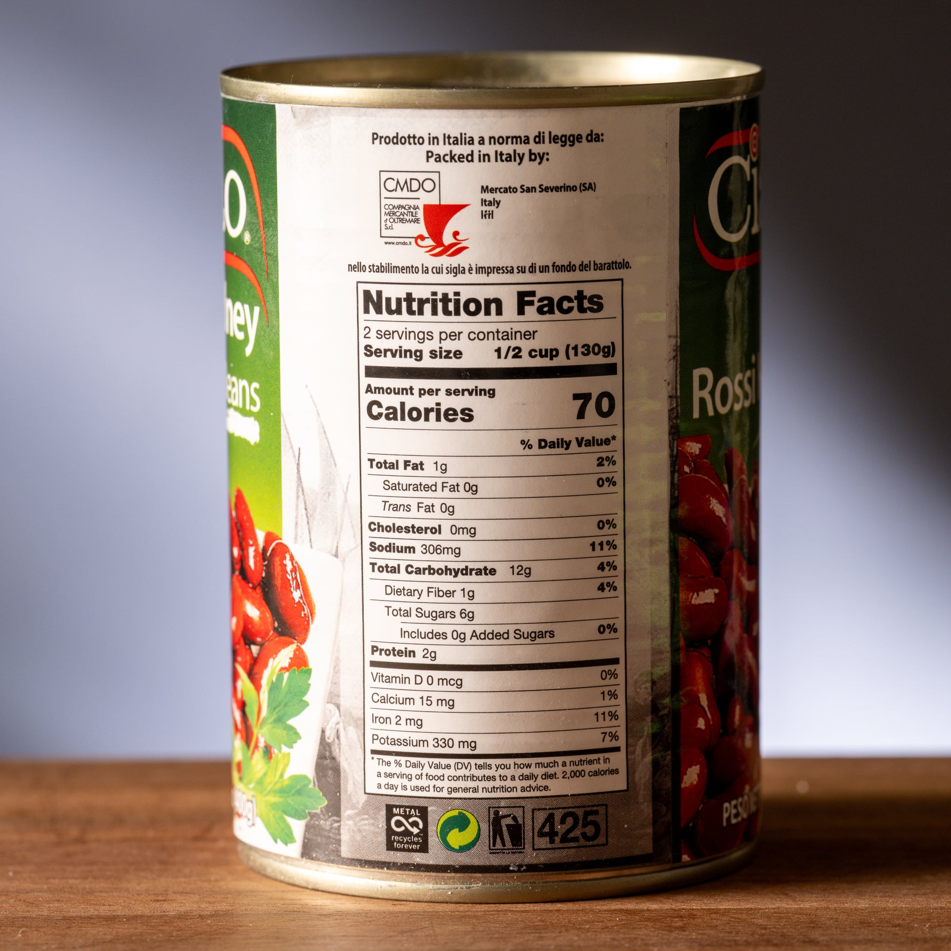 Ciao Red Kidney Beans Nutriton