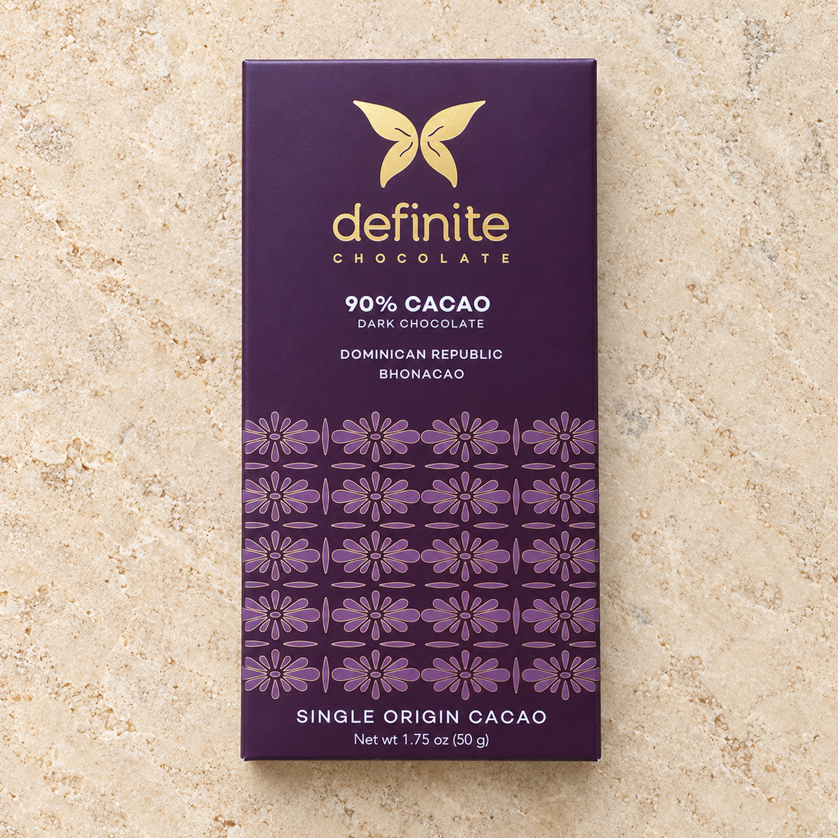 Definite Chocolate 90% Dark Chocolate Bar