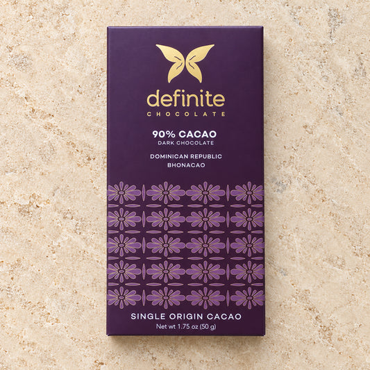 Definite Chocolate 90% Dark Chocolate Bar