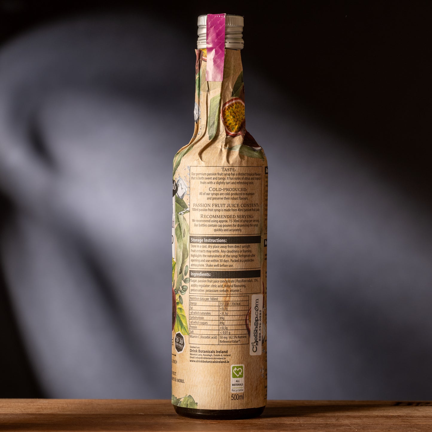 Drink Botanicals Premium Passion Fruit Syrup