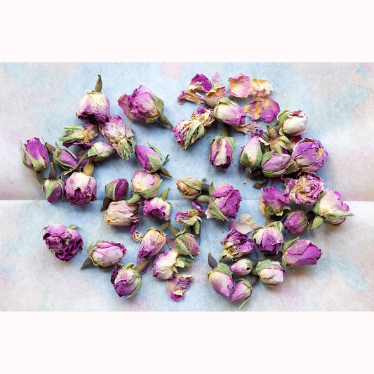 Edible Organic Moroccan Pink Rose Buds