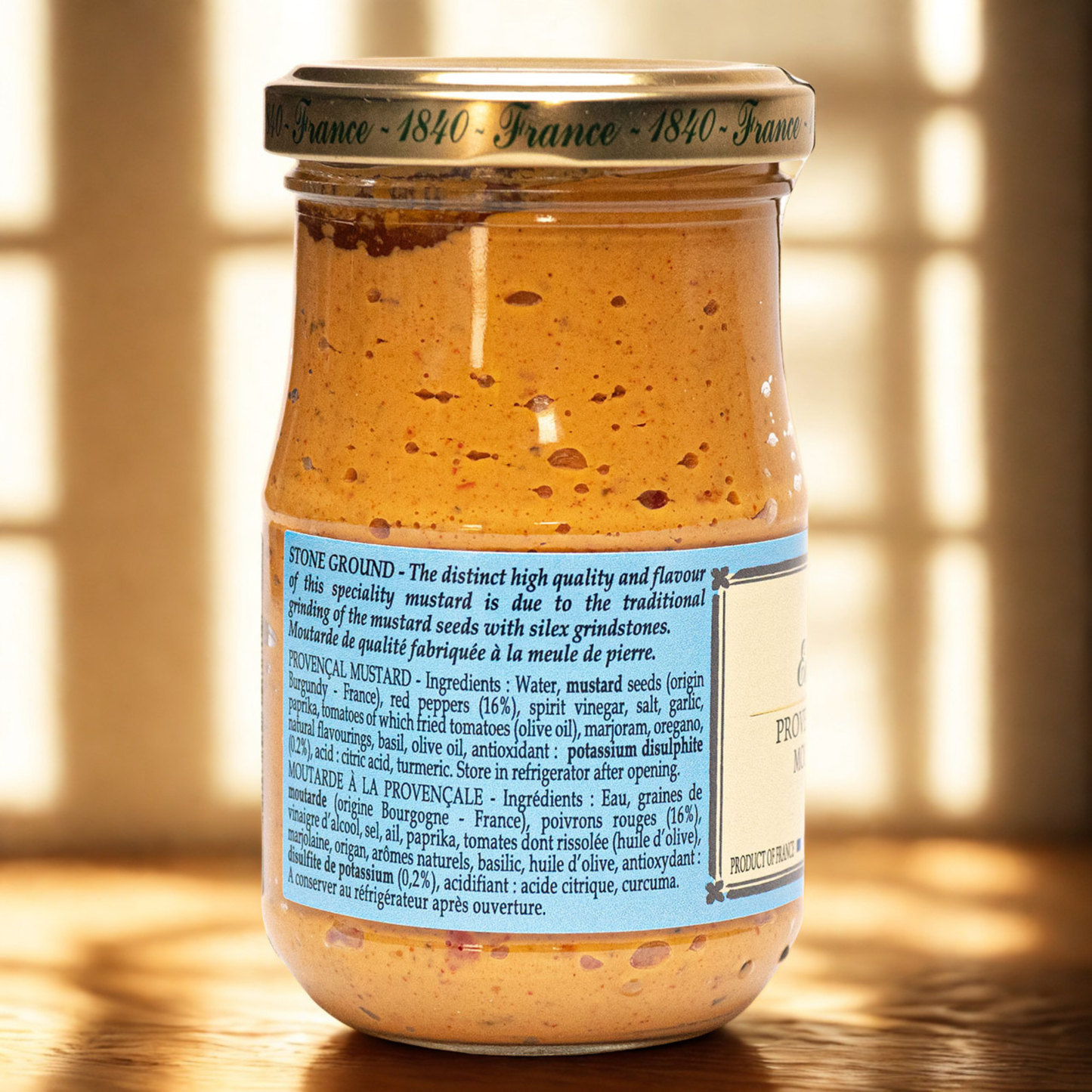 Edmont Fallot Provencale Dijon Mustard Label