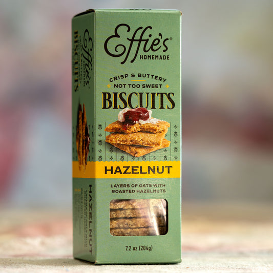 Effies Homemade Hazelnut Oat Biscuits