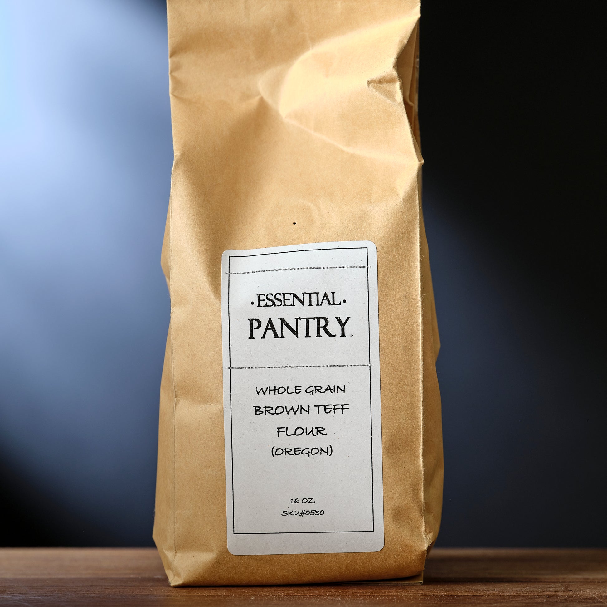 Essential Pantry Brown Teff Flour package