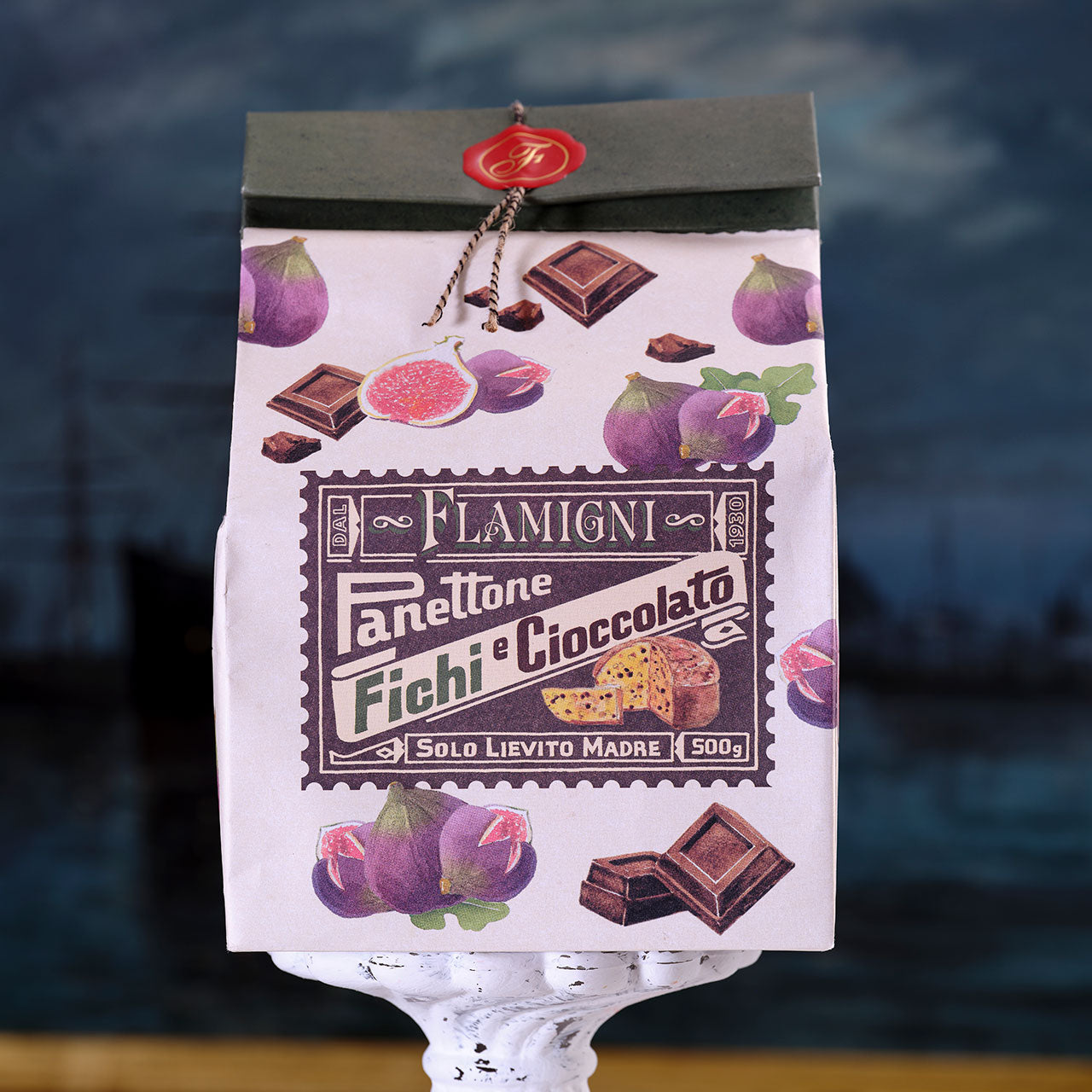 Flamigni Fig and Chocolate Panettone - half kilo