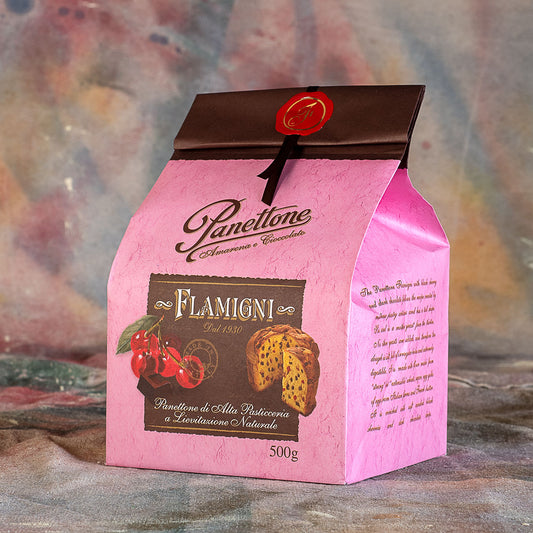 Flamigni Cherry and Chocolate Panettone - half kilo