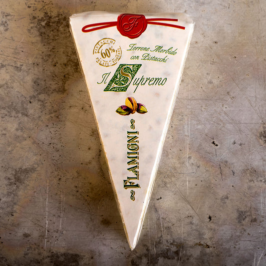 Flamigni Soft Pistachio Torrone Wedge