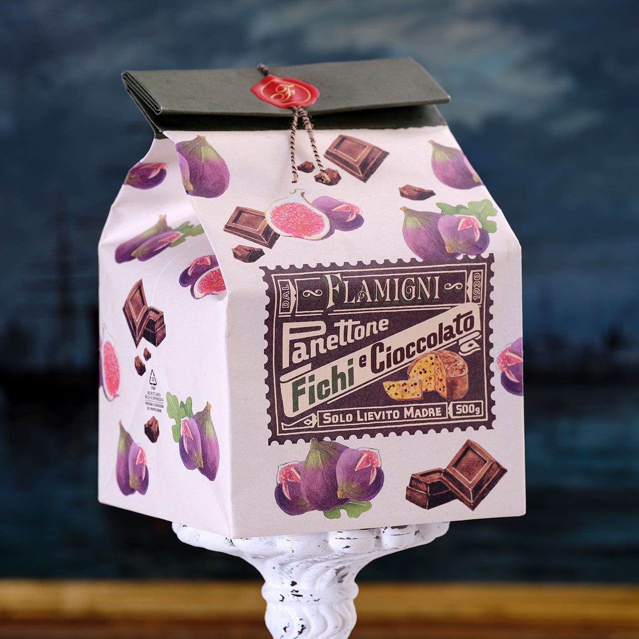 Flamigni Fig and Chocolate Panettone - half kilo