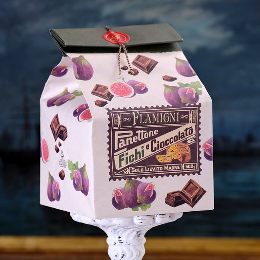 Flamigni Fig and Chocolate Panettone - half kilo
