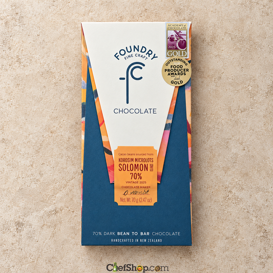 Foundry Chocolate Solomon Islands 70% Dark Chocolate Bar