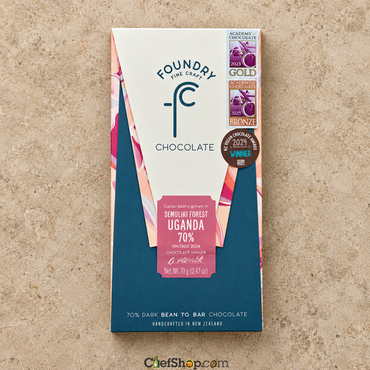 Foundry Chocolate Uganda 70% Dark Chocolate Bar