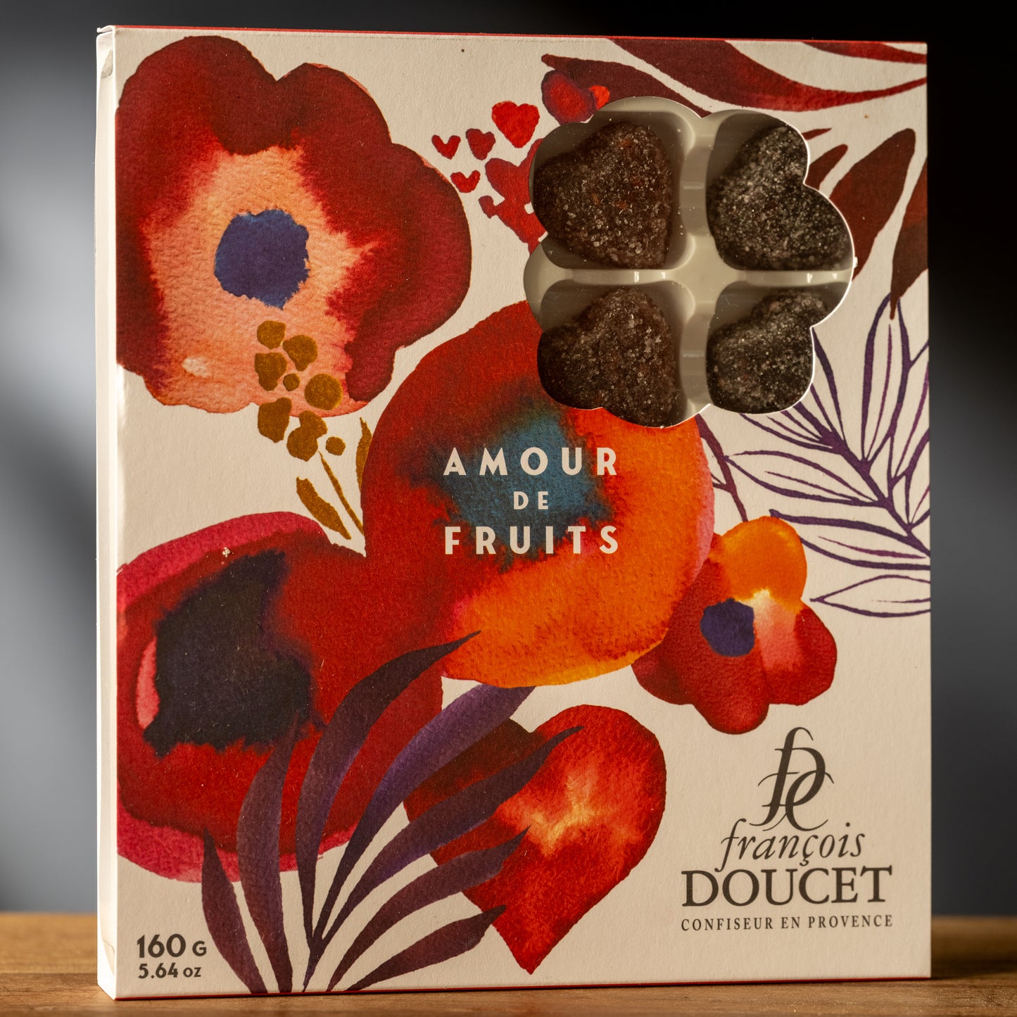 Doucet Amour de Fruits Heart-Shaped Berry Pates de Fruit