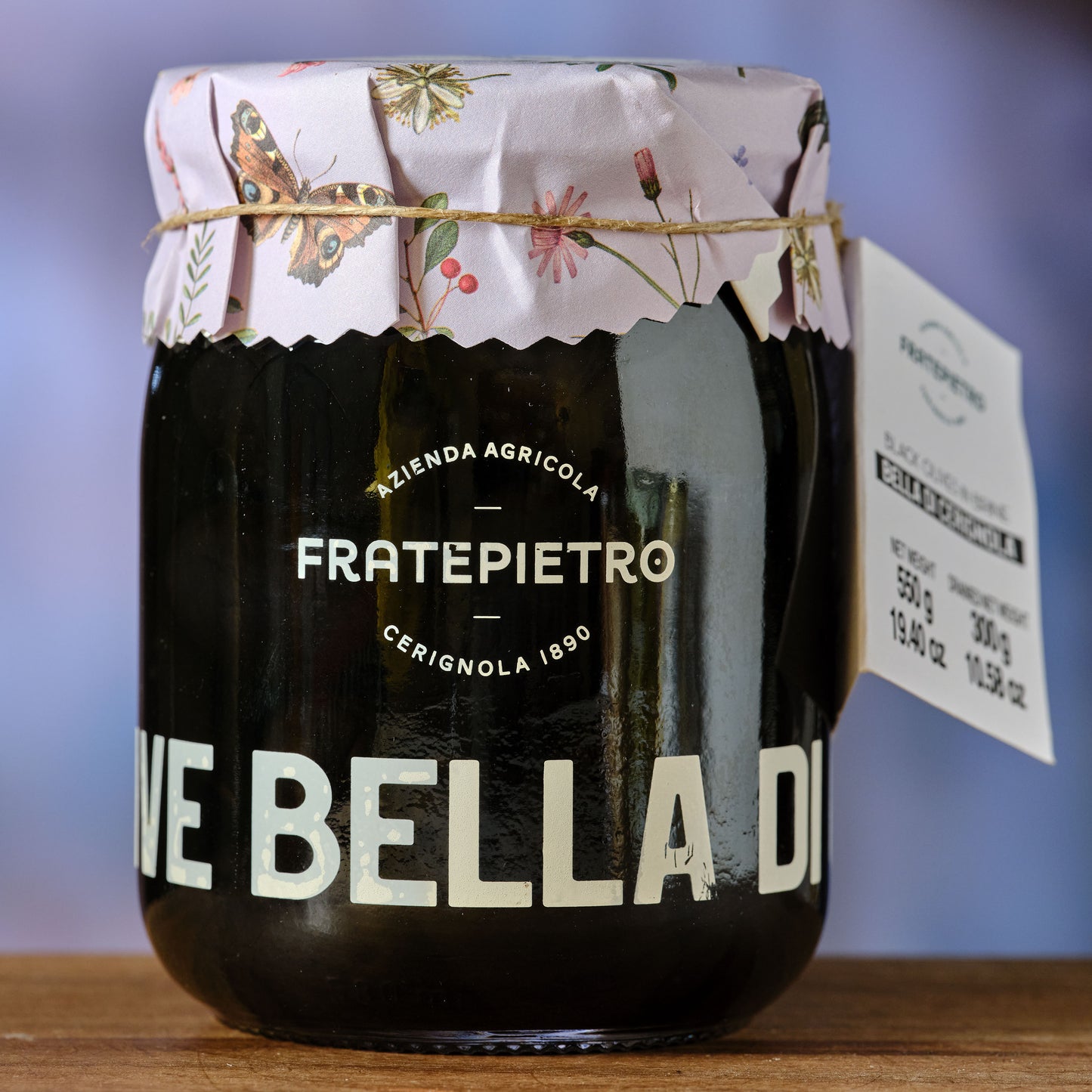 Fratepietro Premium Black Bella di Cerignola Olives