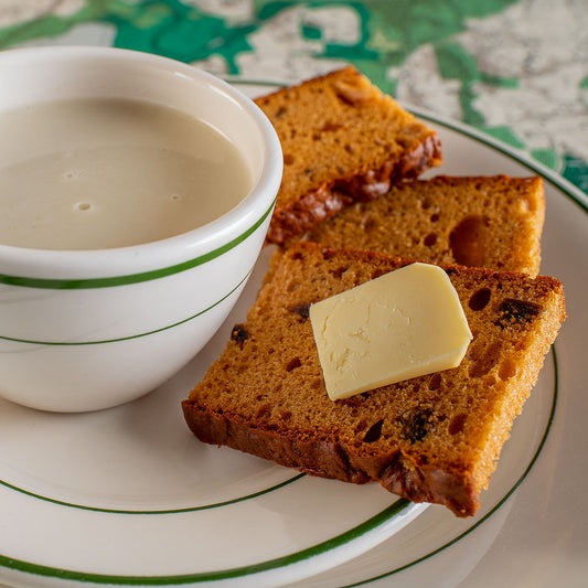 French Honey Spice Cake with Figs