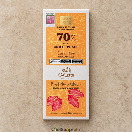 Gallette Chocolates 70% Dark Chocolate with Cupuacu