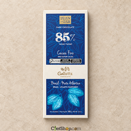 Gallette Chocolates 85% Dark Chocolate Bar