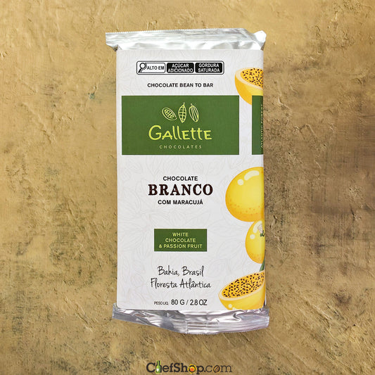 Gallette Chocolates White Chocolate with Passion Fruit