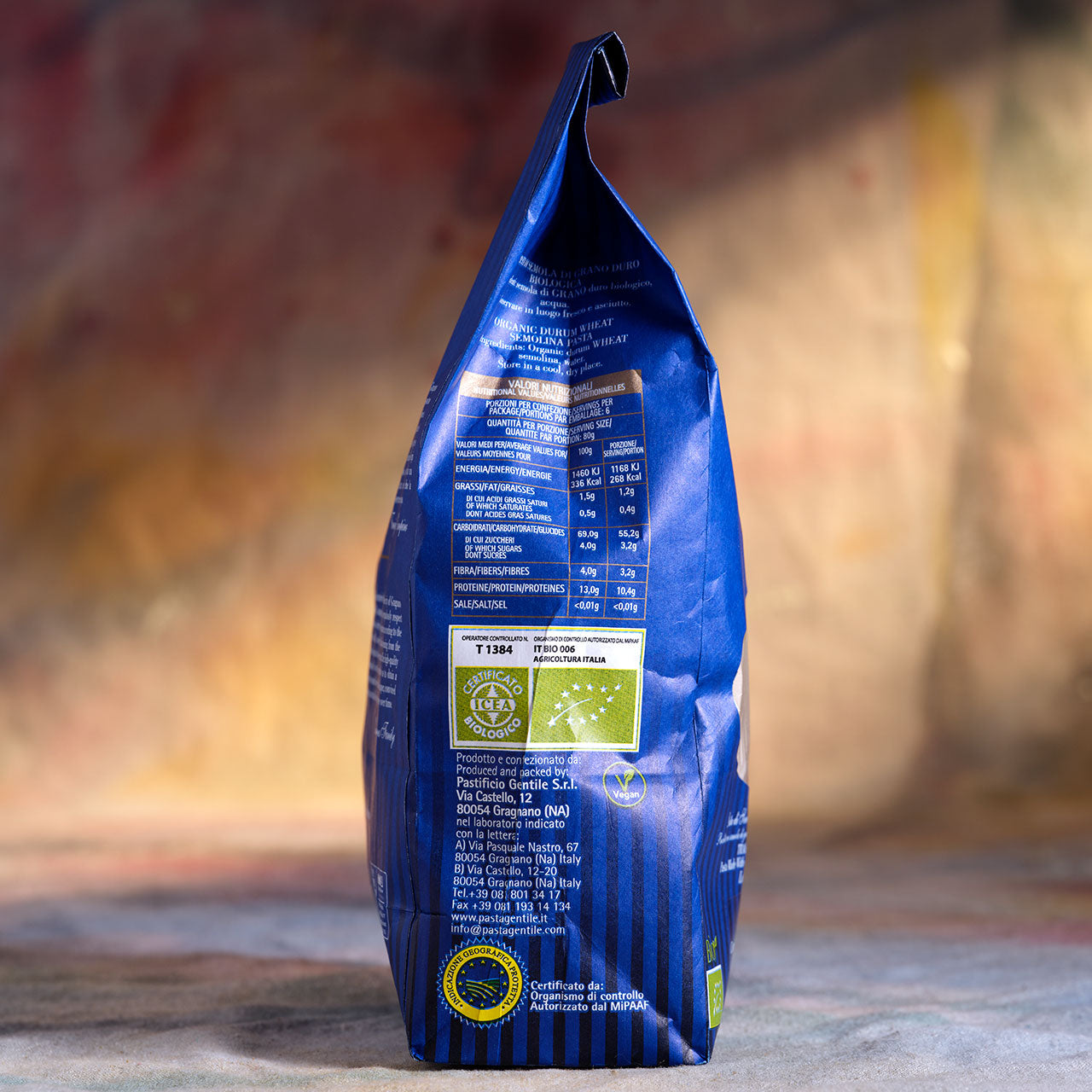 Gentile Organic Paccheri Pasta