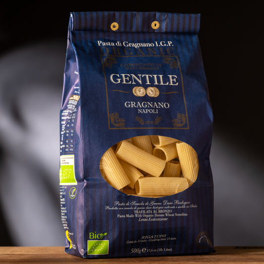 GENTILE Organic Rigatoni Pasta