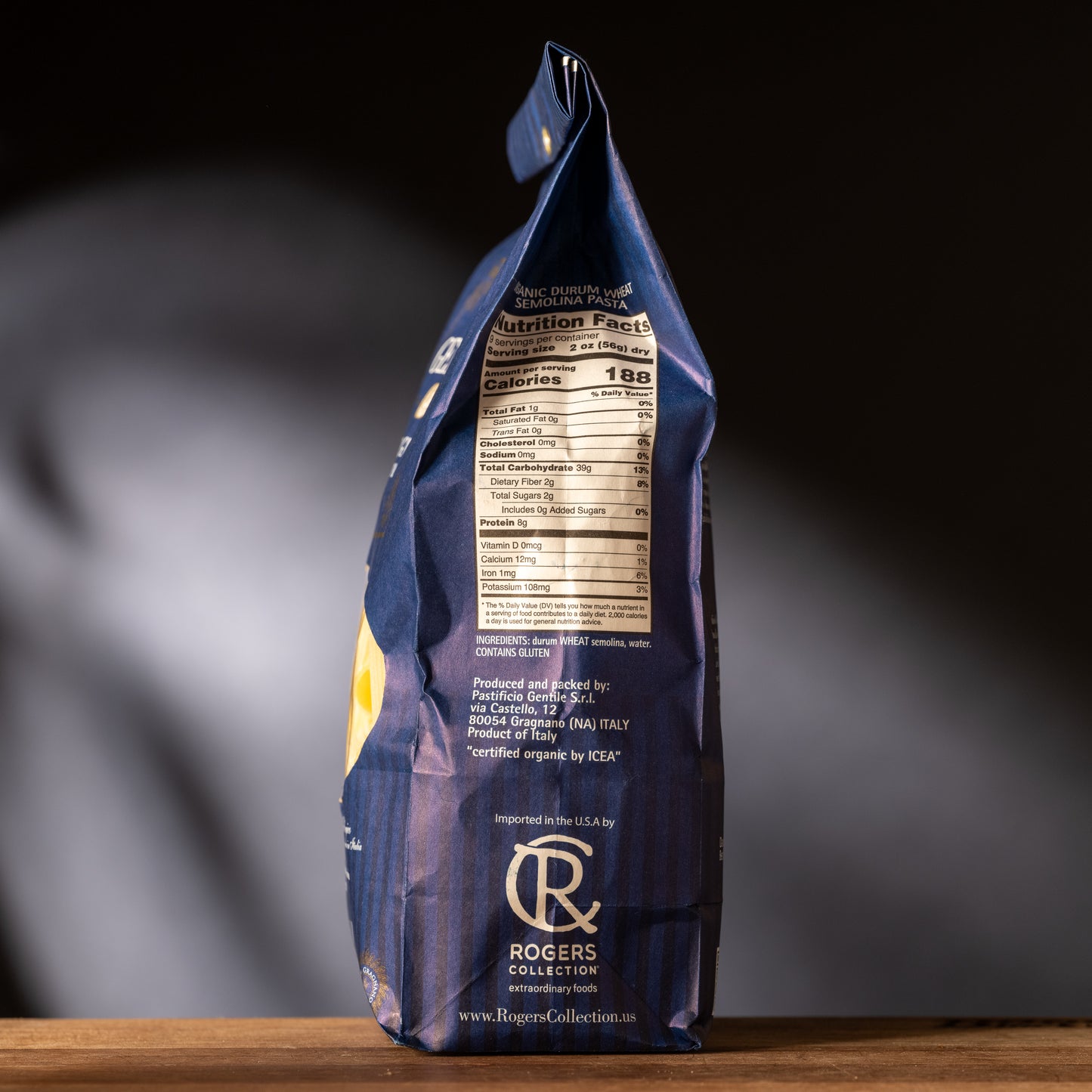 GENTILE Organic Rigatoni Pasta