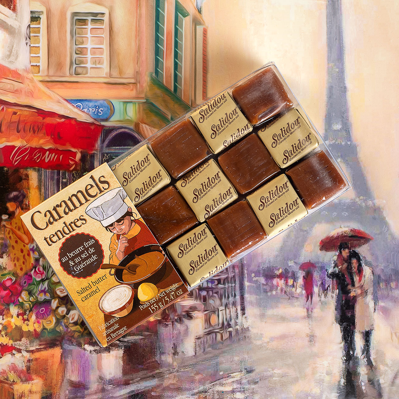 Guerande Salt Butter Caramels Tendres - Squares