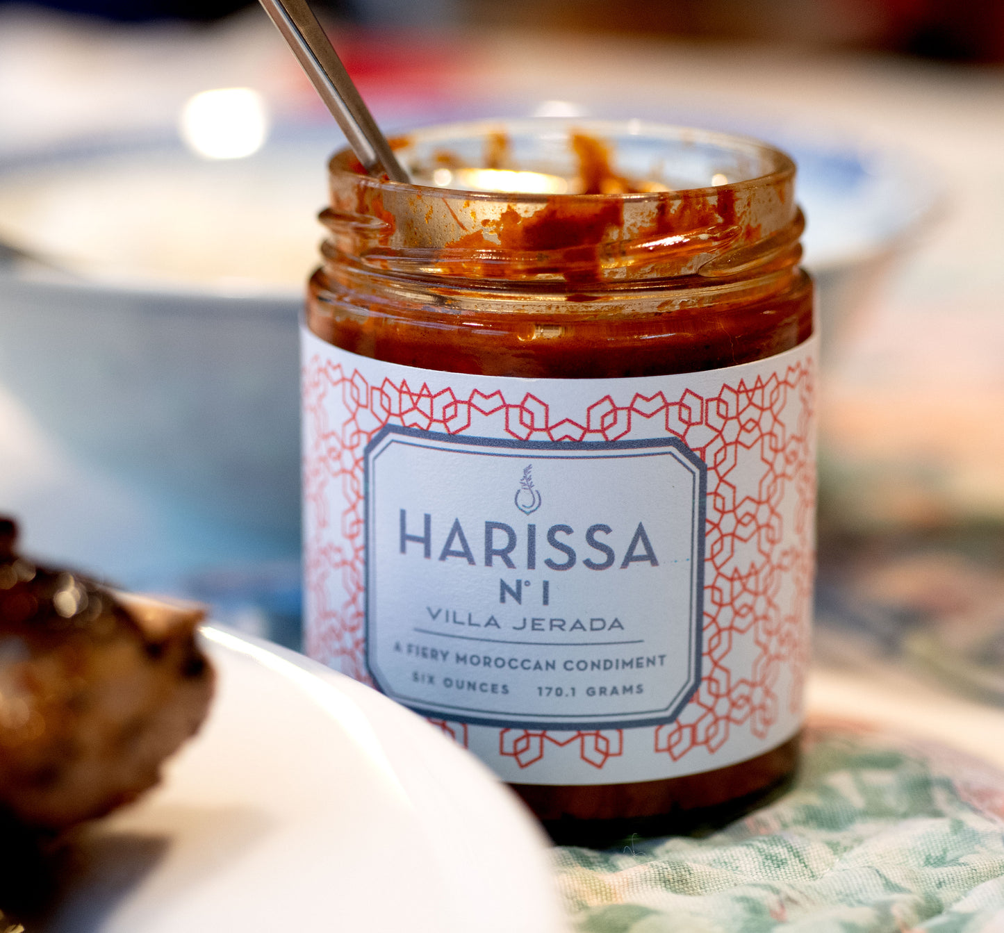 Villa Jerada Moroccan Harissa open jar